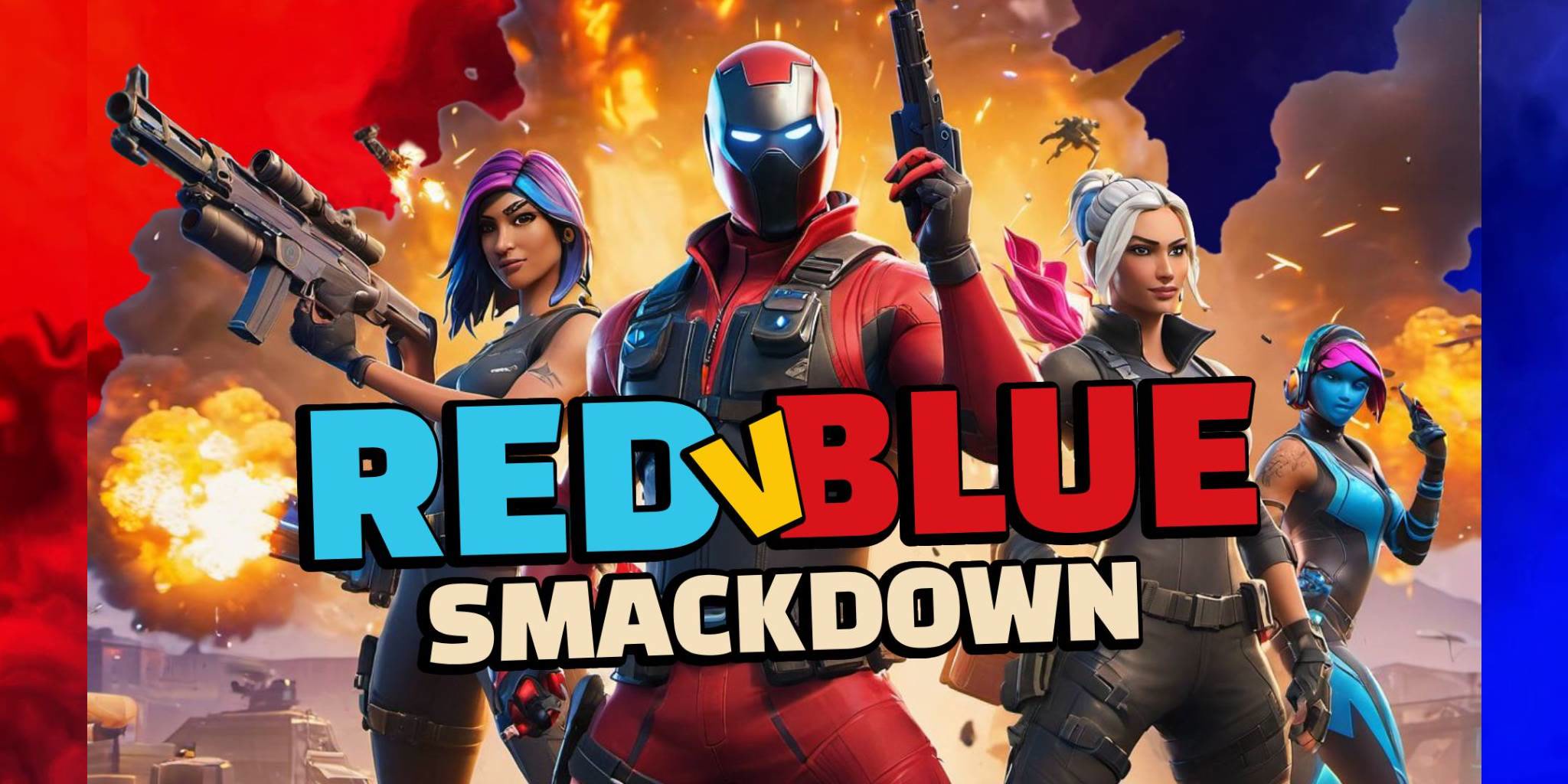 RED V BLUE SMACKDOWN 🔴🔵