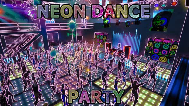 Crazy Neon TikTok Dance Party