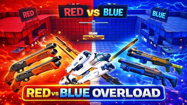Red 🔴 vs Blue 🔵 OVERLOAD ⚡