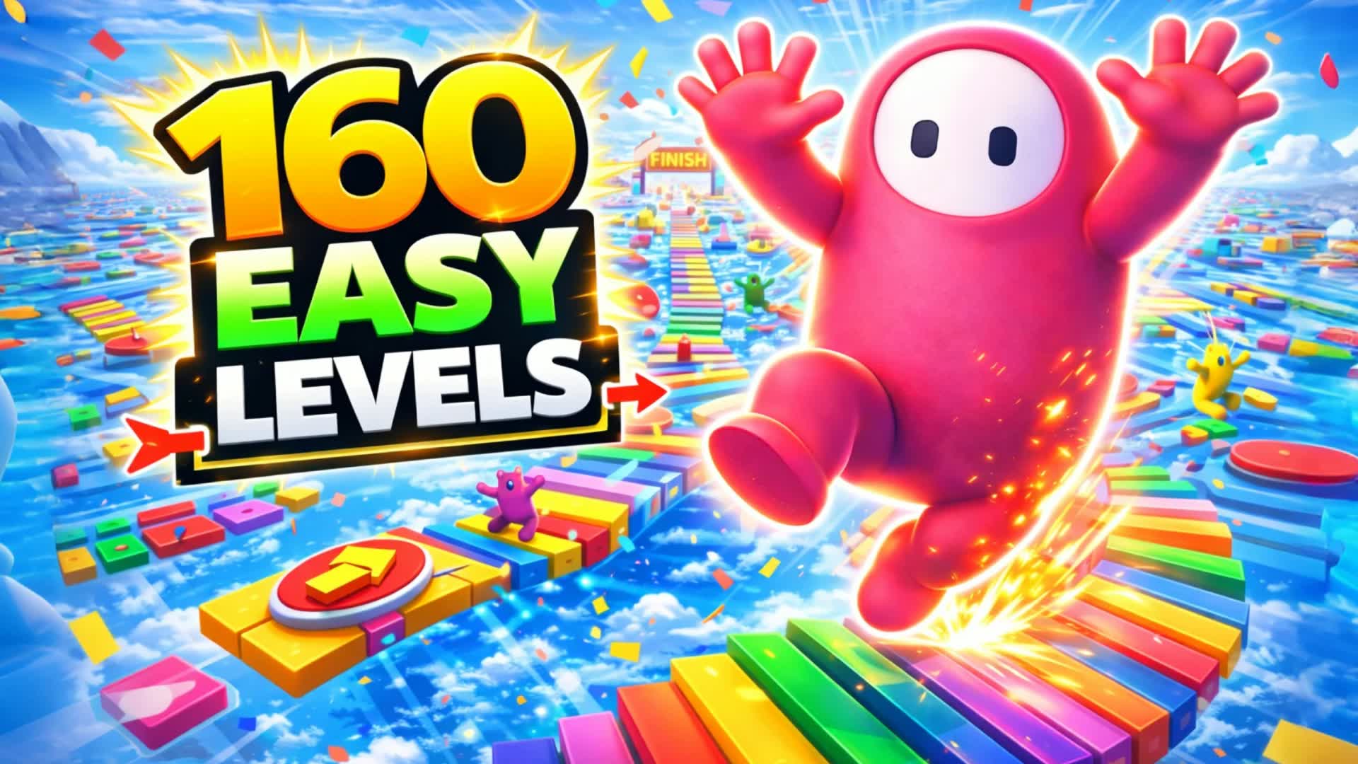 Fall Guys メガオビー 🌈 易レベル160