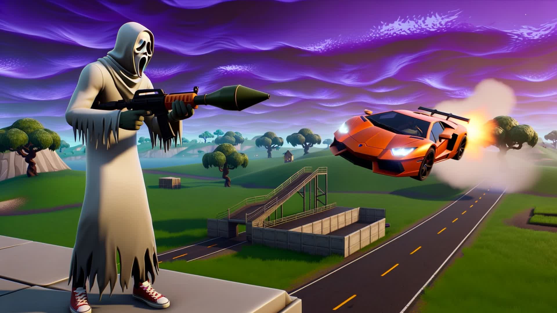 Pumpkin Launchers VS Cars 242069220805 by bigmini Fortnite Creative