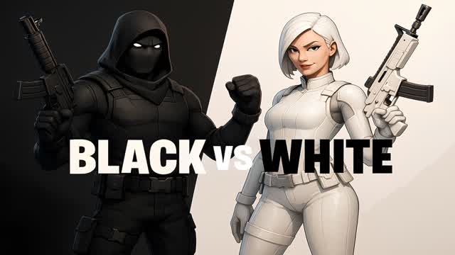 CRAZY BLACK VS WHITE 🔴🔵