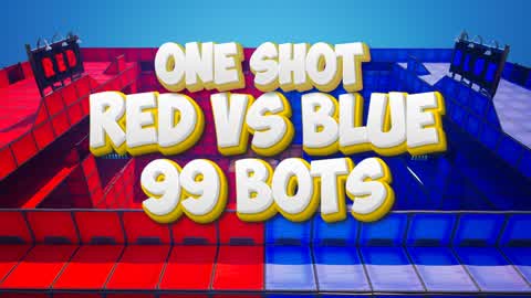 RED VS BLUE 99 BOTS BOT ROYALE ONE SHOT
