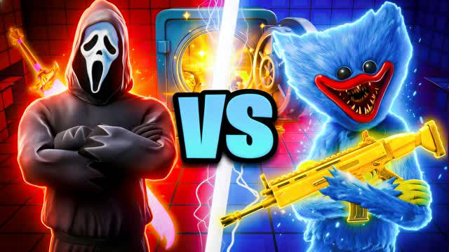😈 GHOSTFACE VS WUGGY 🔴🔵 OP VAULT1