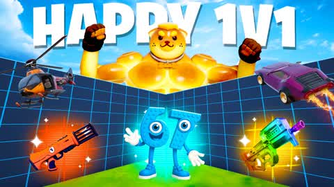 HAPPY 1V1 FFA - ALL GUNS & VEHICLES