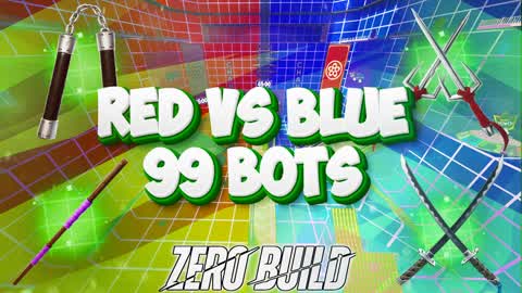 TMNT RED VS BLUE 99 BOTS ZERO BUILD