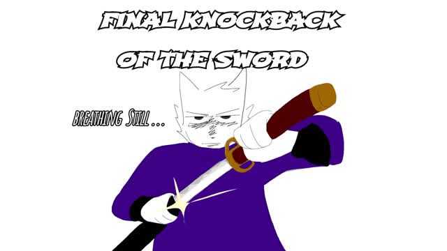 Sword final knockback