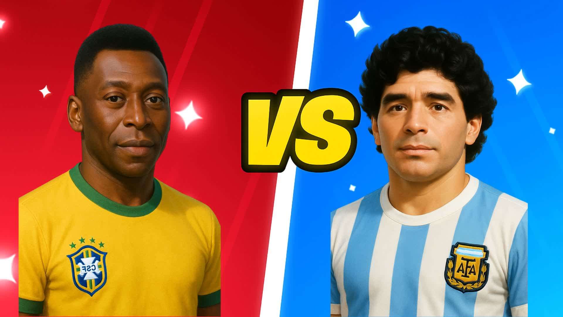PELE VS MARADONA 🔴🔵
