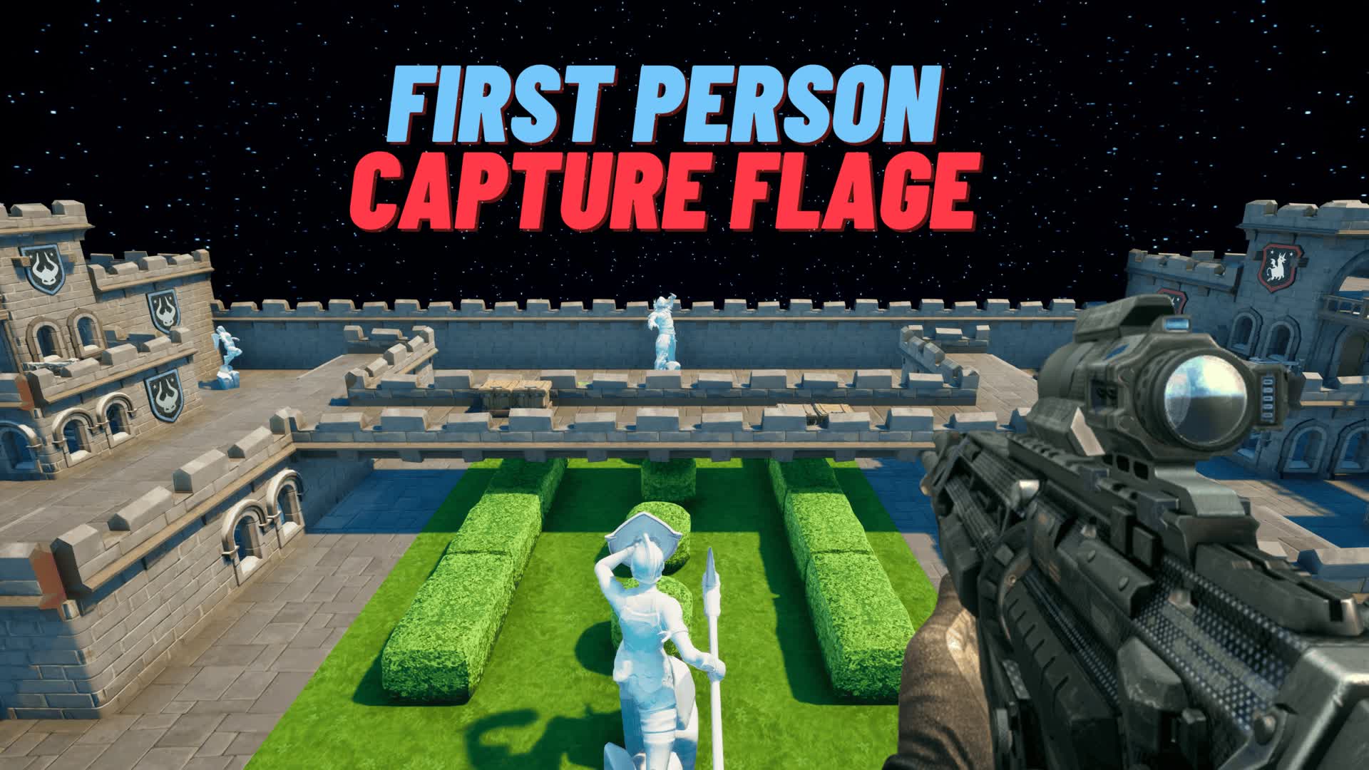First Person Capture Flag 5580-0170-9849 by moksho - Fortnite Creative