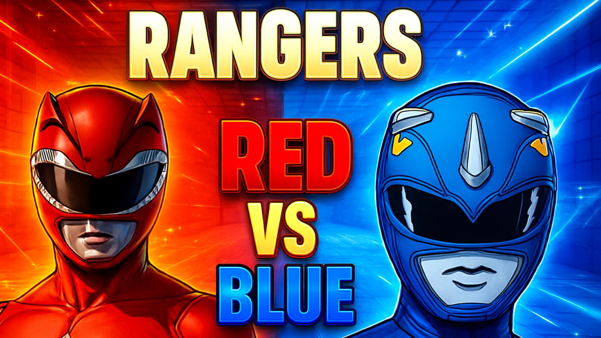 RED VS BLUE POWER RANGERS (FUNNY) 🔴🔵 3437-0022-5346 by cloudfg ...