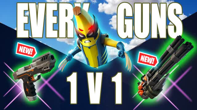 1V1V1 EVERY GUNS 1V1 BUILD FIGHT