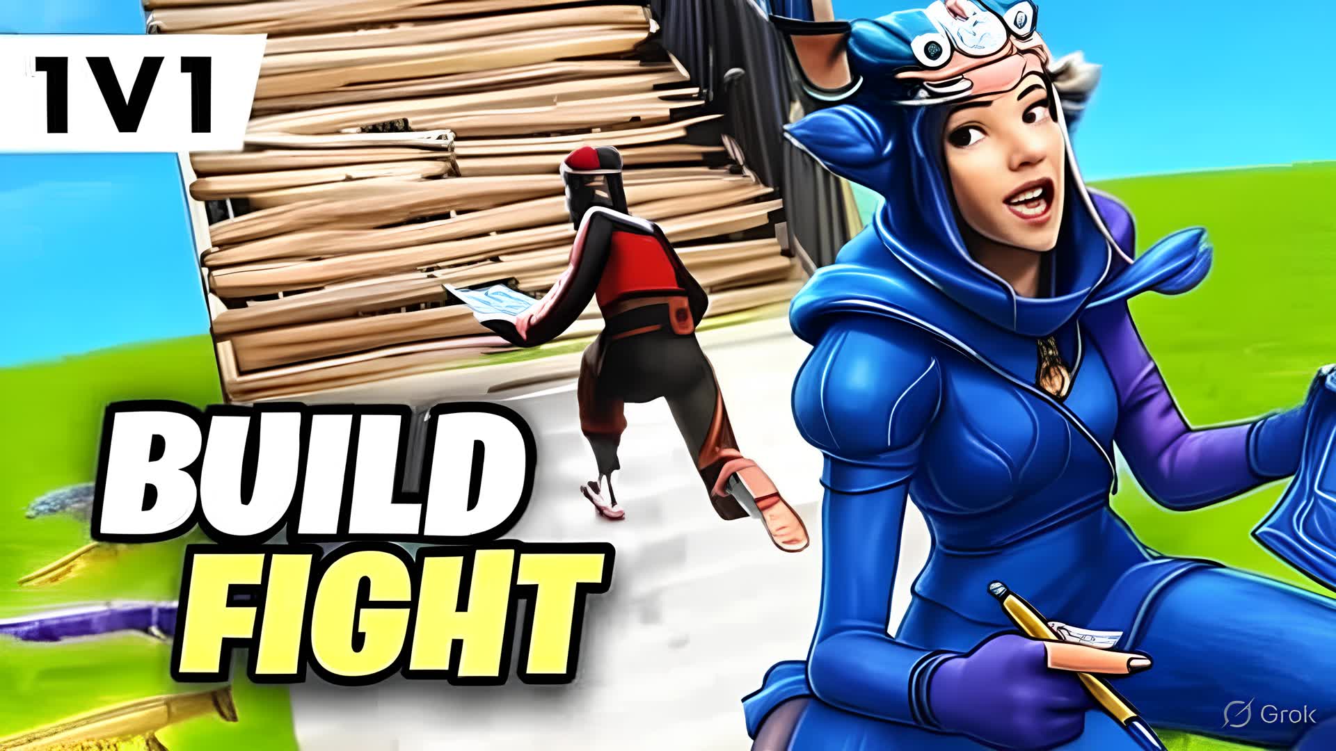 DARTH 1V1 BUILD FIGHT (200 PUMPS)