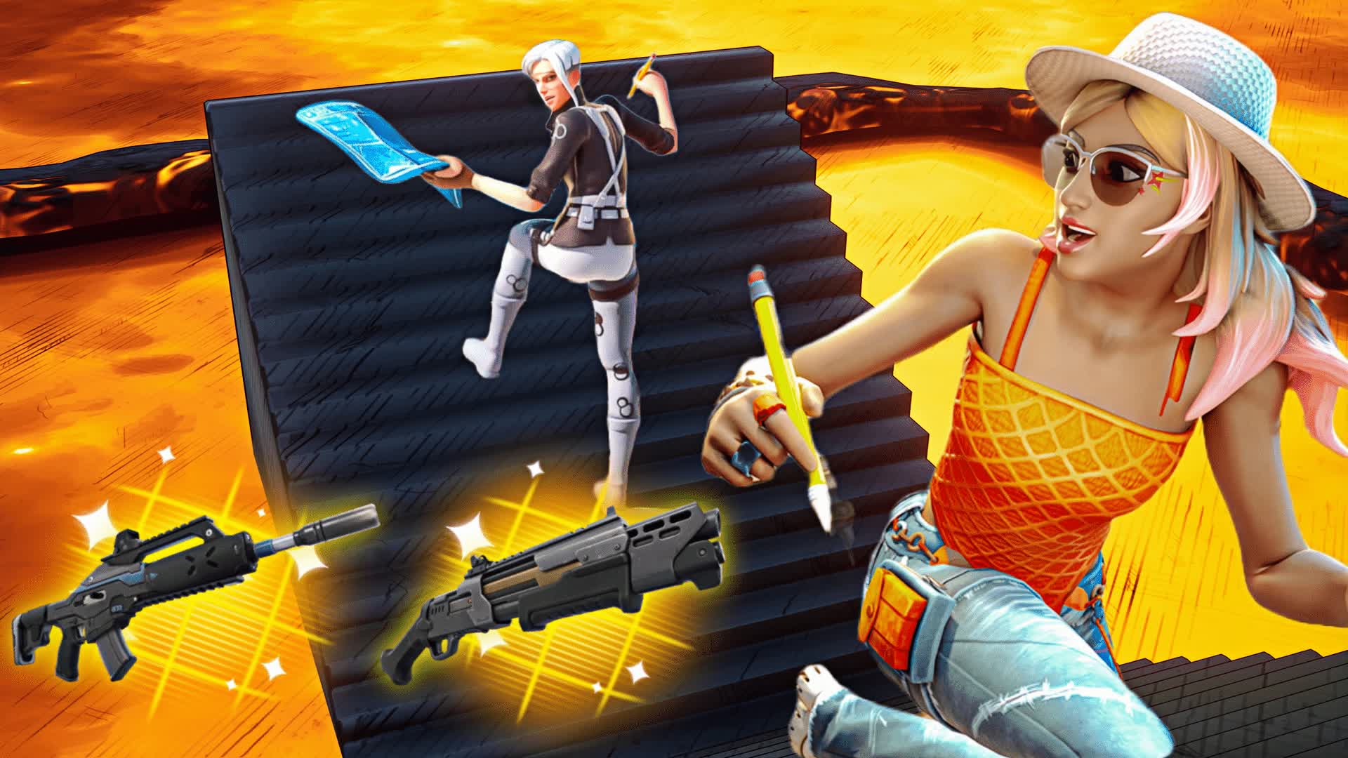 🔥 LAVA 1V1 BUILD FIGHTS 🔥