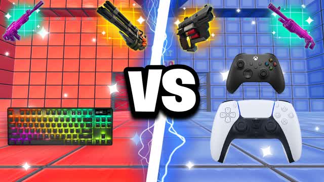 Keyboard VS Controller 🔴Red vs Blue🔵