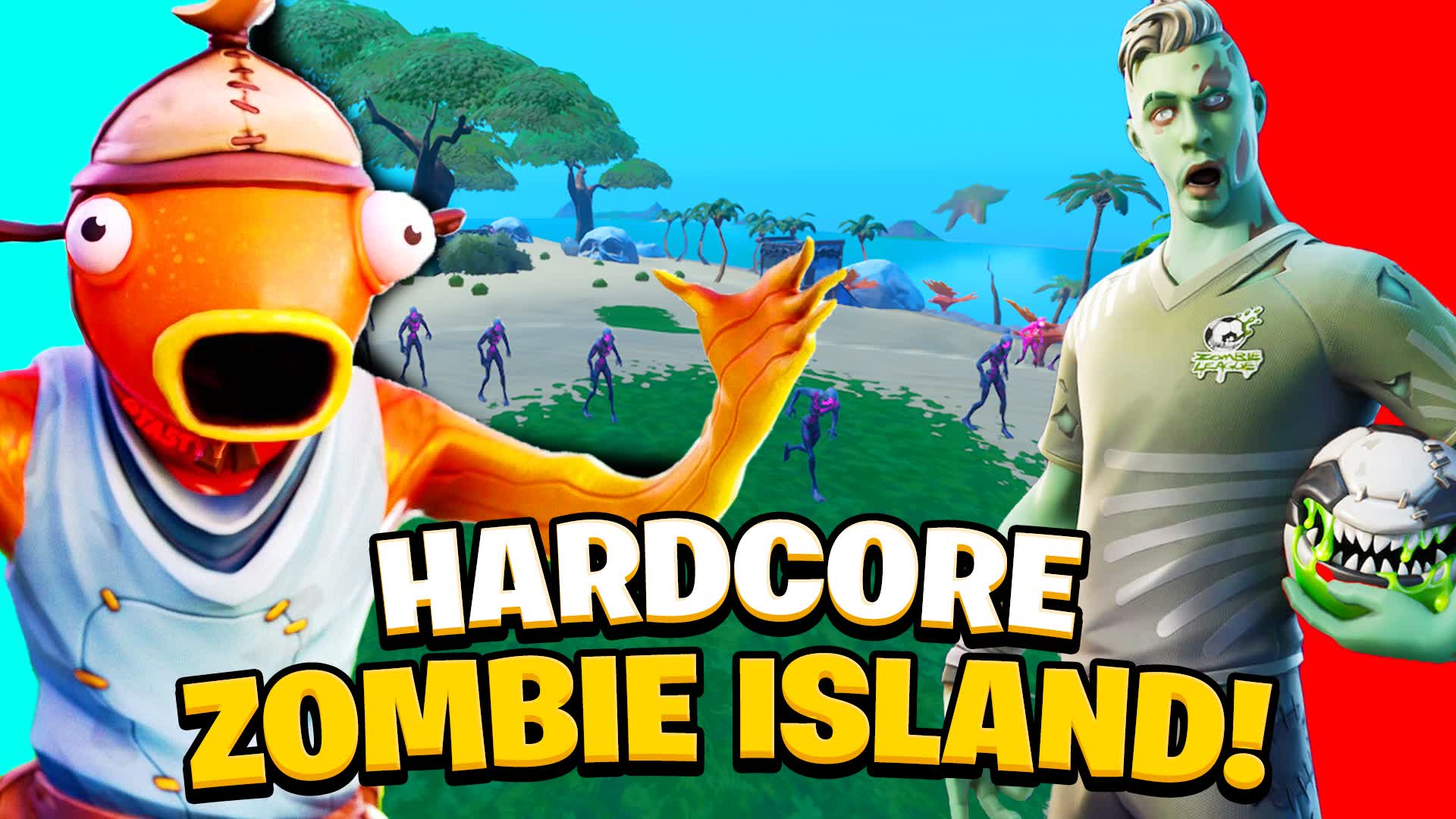 🧟ZOMBIE ISLAND🏝️HARDCORE 753225979666 by SayKamstar Fortnite.GG