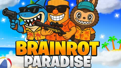 BRAINROT PARADISE⭐ GUN GAME 🎯🔫