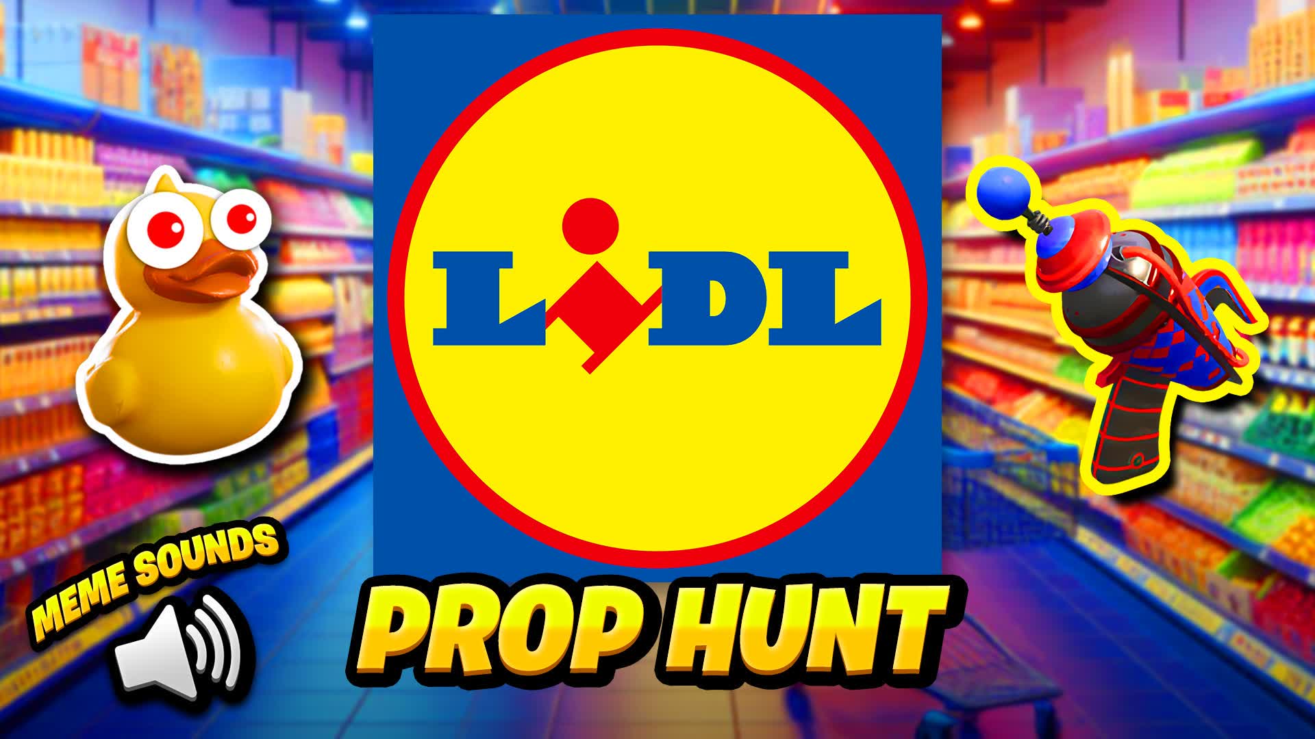 SUPERMARKET PROP HUNT 🛒 LIDL FORTSHOP