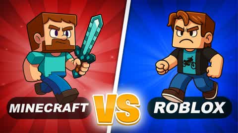 EPIC MINECRAFT VS ROBLOX 🔴🔵