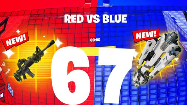 MEGA RED VS BLUE🔴🔵BRUSH