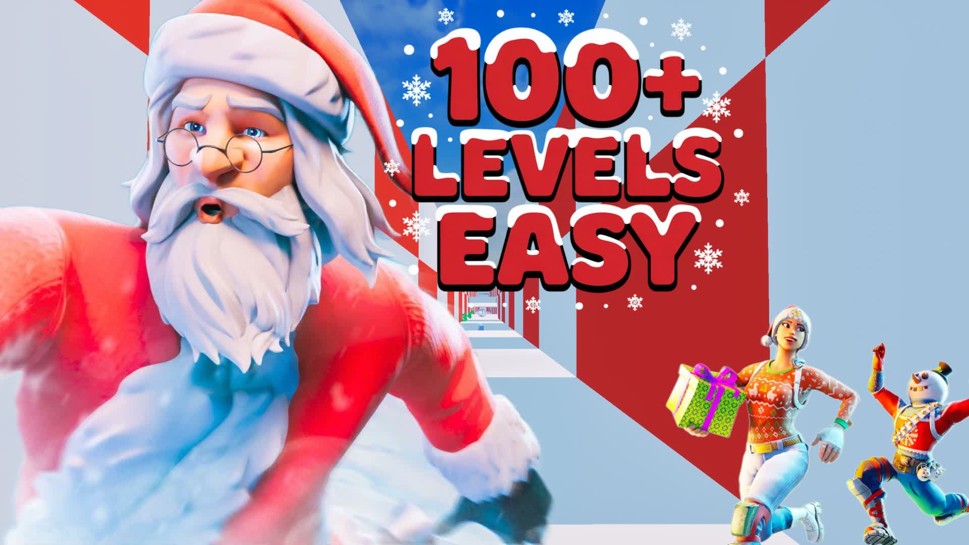 ❄️ WINTER PARKOUR 100+ [EASY] ❄️