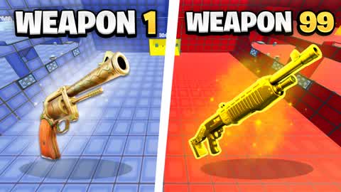 GUN GAME RED VS BLUE🔴🔵