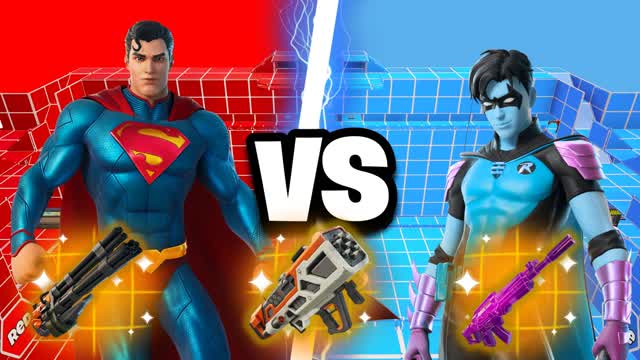 SUPER MEGA RED VS BLUE 🔴🔵