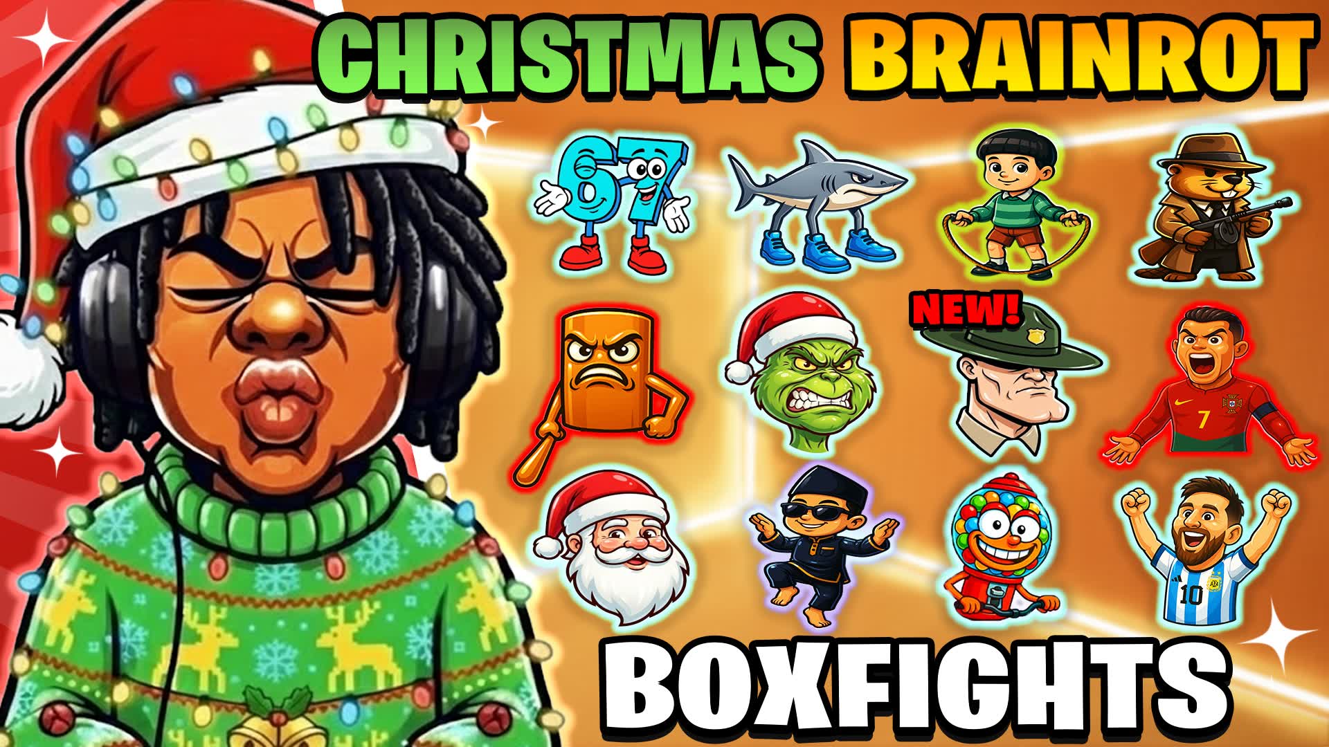 CHRISTMAS BRAINROT BOXFIGHTS🎄📦