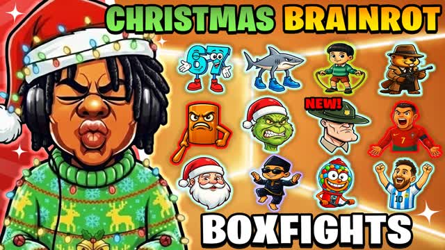 CHRISTMAS BRAINROT BOXFIGHTS🎄📦