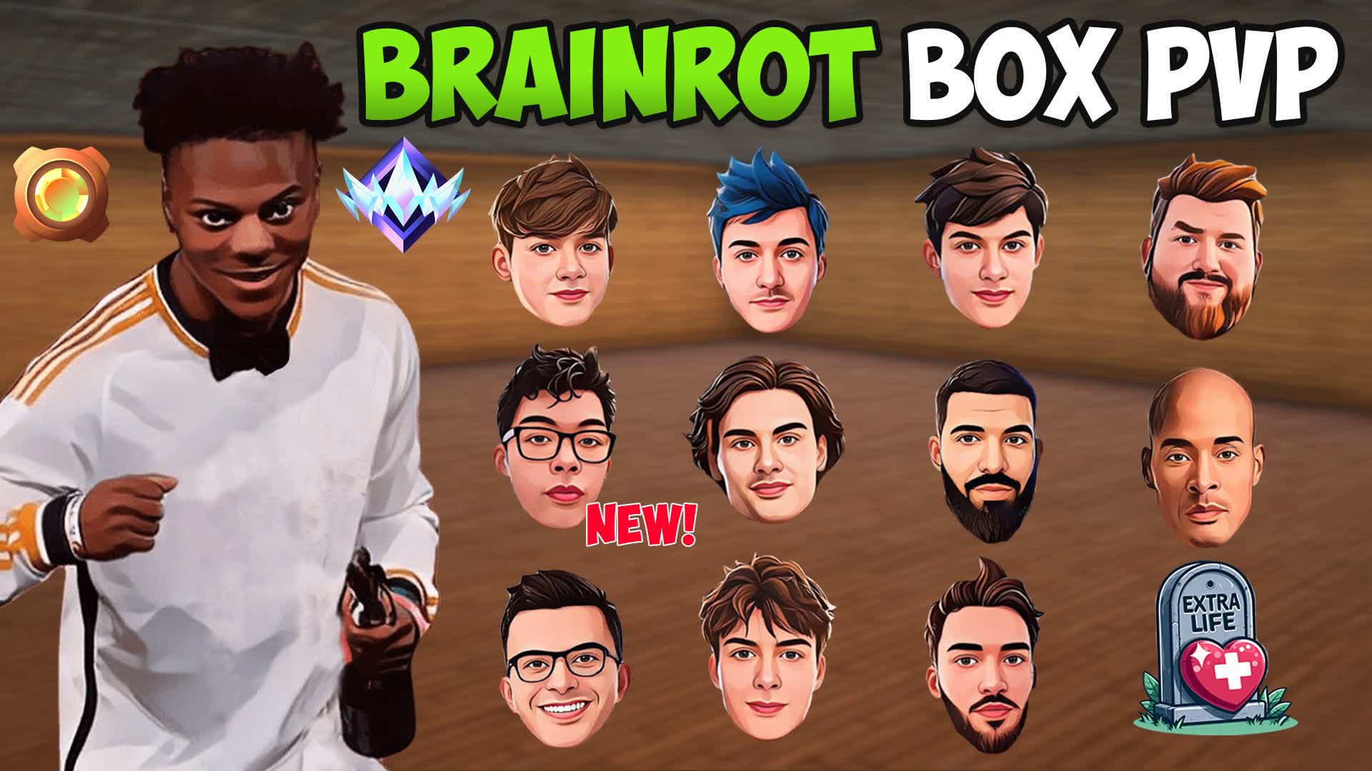 Brainrot Box Rot 🧠BRAINROT BOX PVP📦 - 1213-4932-8472 | Fortnite Zone