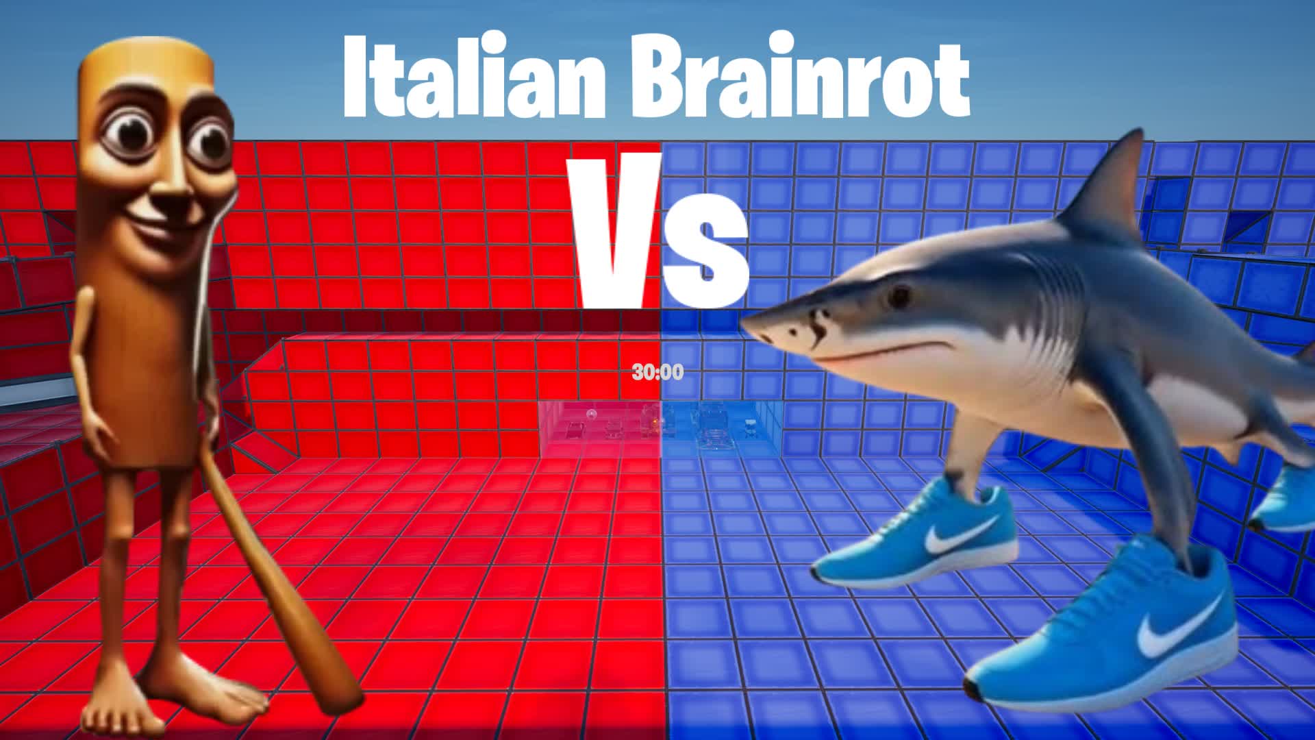TUNG VS TRALALERO⭐️RED VS BLUE 🔴🔵