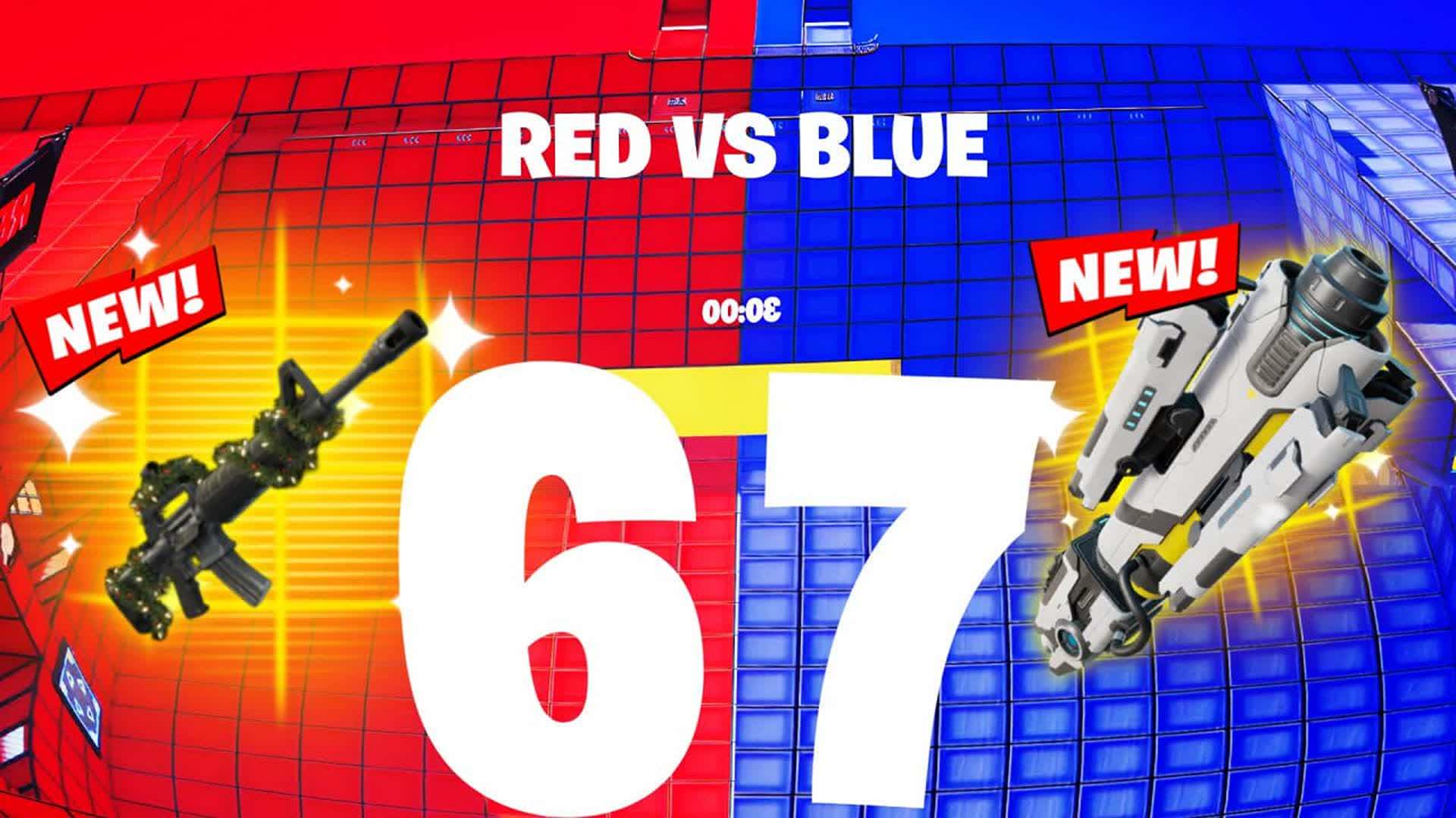 MEGA RED VS BLUE🔴🔵POPPY
