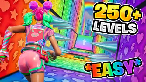 🌈RAINBOW PARKOUR 250+🌈