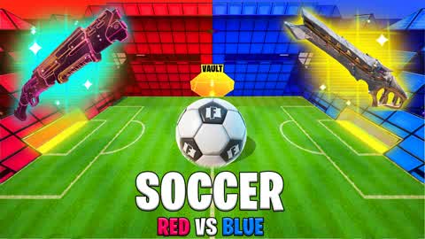 SOCCER RED VS BLUE