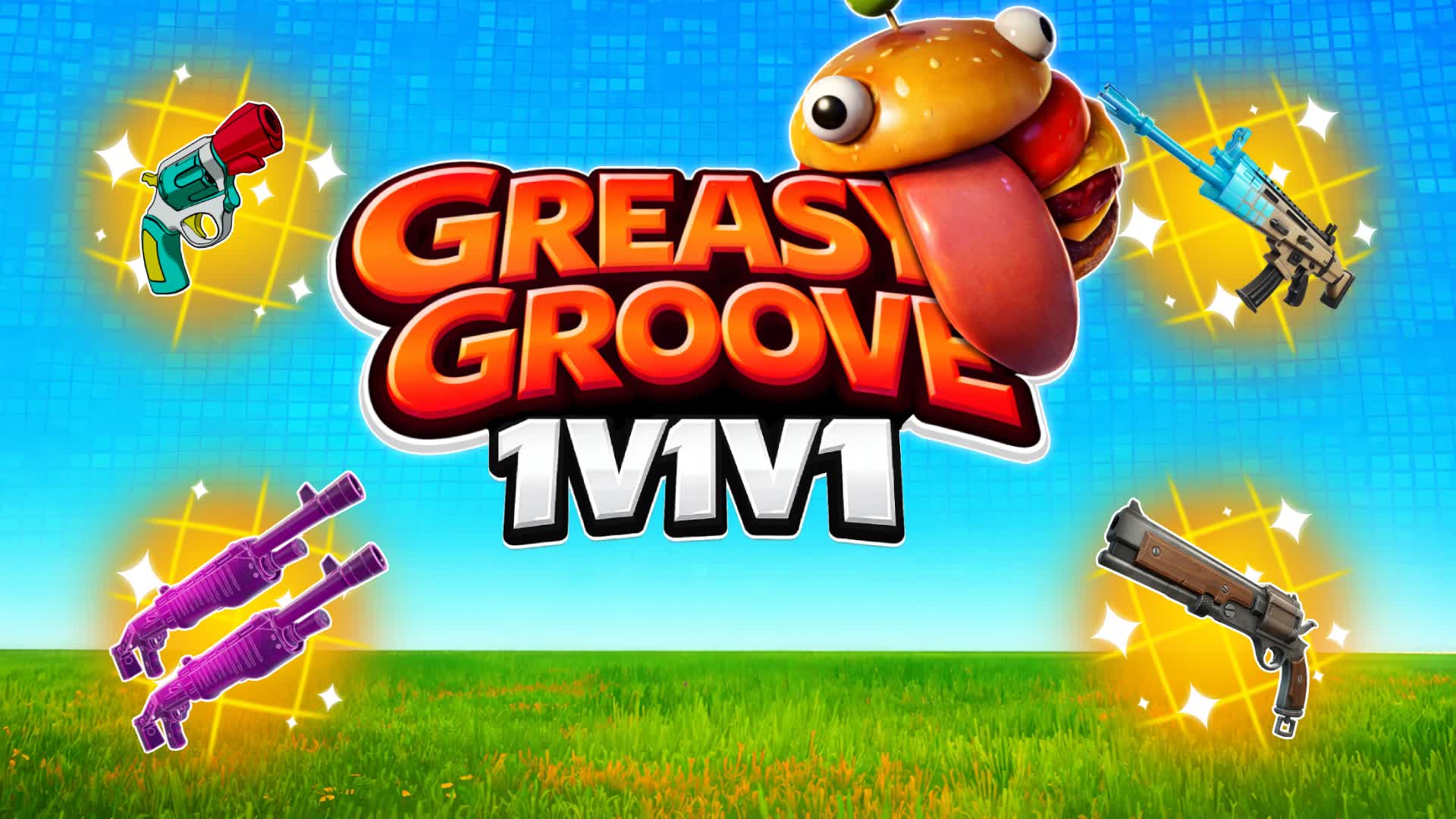 1v1v1 Greasy Groove 1v1 Free for All