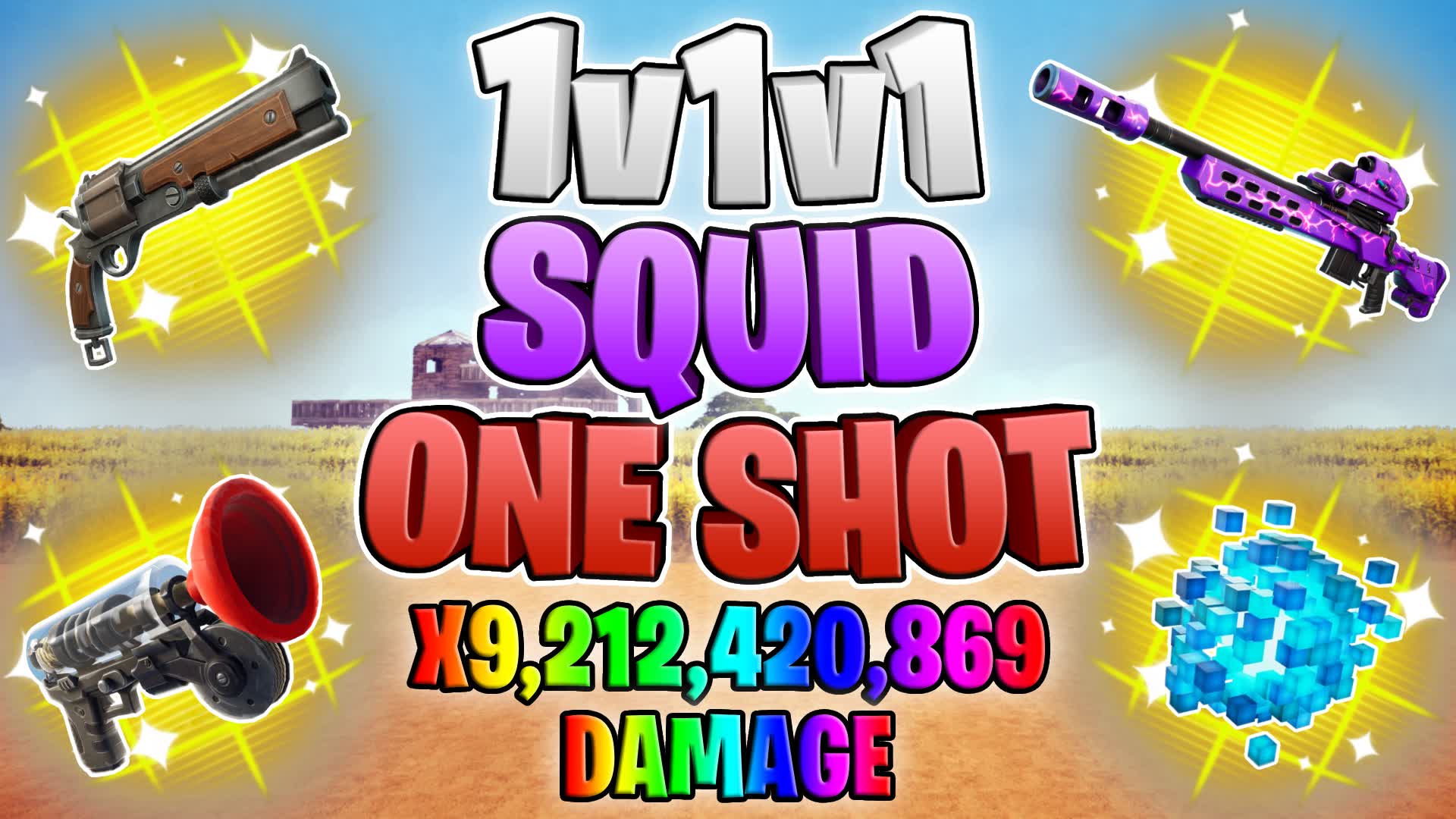 1V1V1 SQUID GAME 🦑 | MEGA DAMAGE
