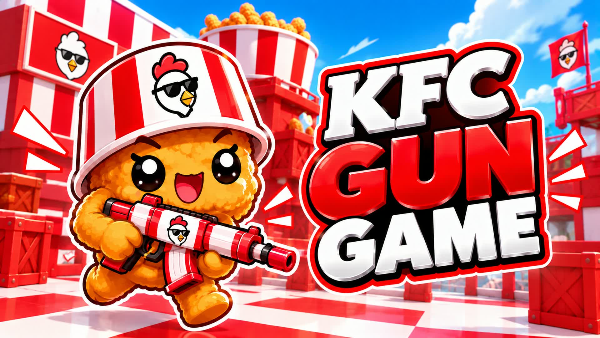 🐔KFC Gun Game🔫One Shot🎯