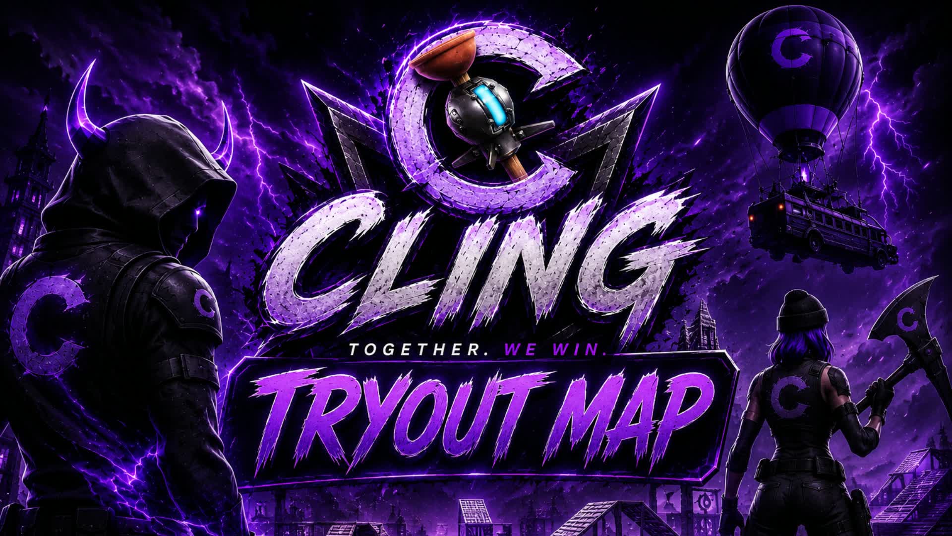 Team cling tryout map