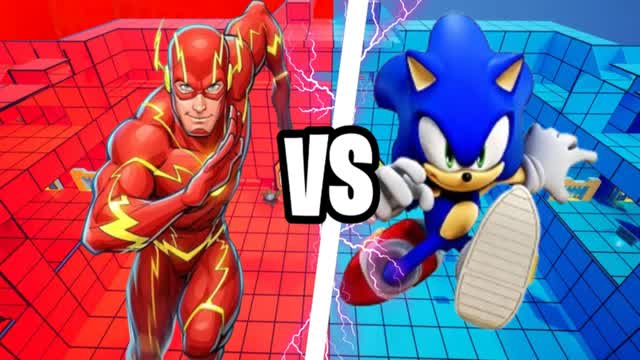 FLASH VS SONIC 🔴🔵 RED VS BLUE