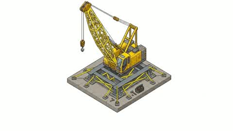 A CRANE IN THE MIDDLE OF NOWHERE