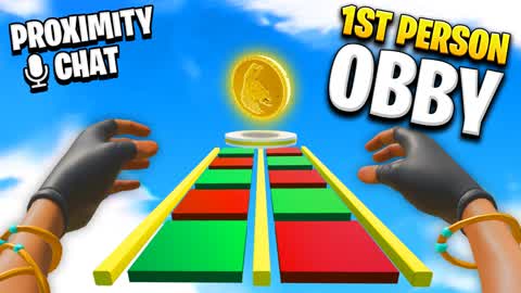 1ST PERSON OBBY PARKOUR 🌈 200 Levels!