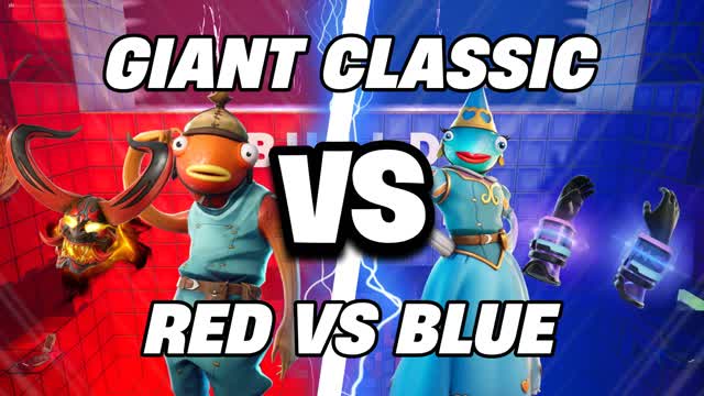 GIANT CLASSIC RED VS BLUE 🔴🔵
