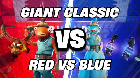 GIANT CLASSIC RED VS BLUE 🔴🔵