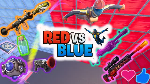 *FLYING* CRAZY RED VS BLUE 🔴🔵