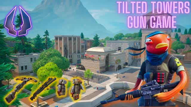 😎 GUN GAME 🔫 SUMMER TILTED TOWERS 🏙️