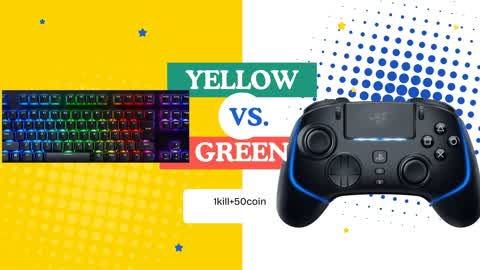yellow vs green yellow vs green