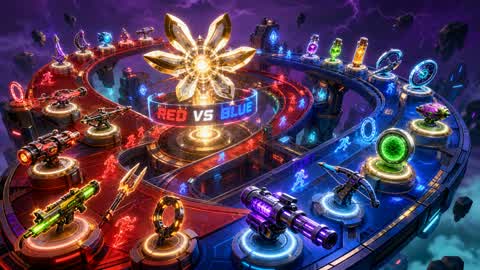 RED VS BLUE SPEED FIGHT ARENA