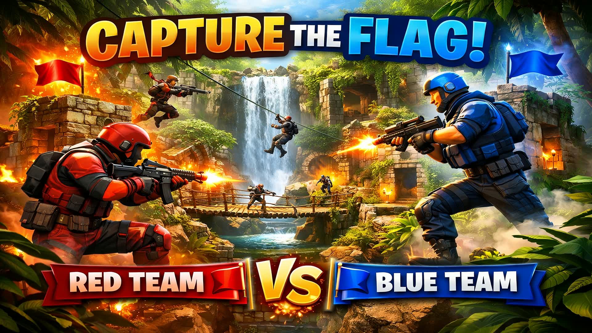 JUNGLE CAPTURE THE FLAG