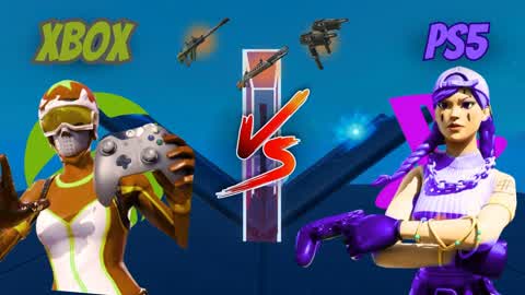 XBOX VS PLAYSTATION BULID FIGHT [1v1]