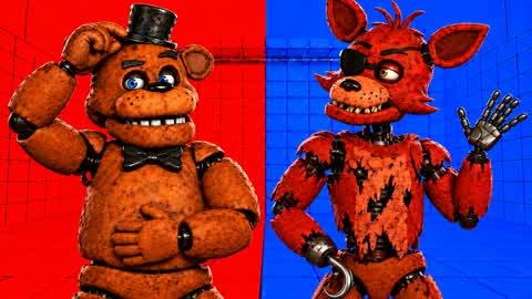 FNAF FOXY 레드 대 블루 🔴🔵