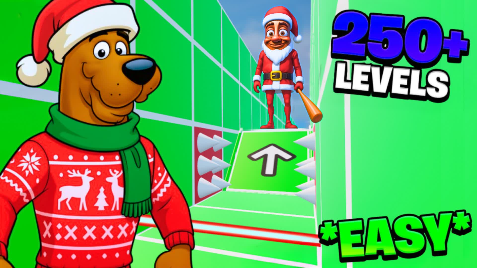 ❄️MEGA PARKOUR 250+⭐